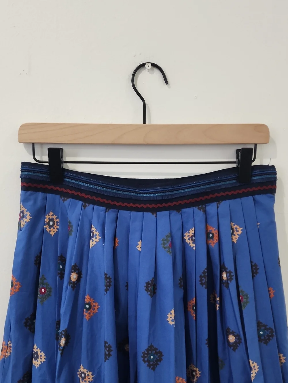 Weekend Max Mara Patterned cotton Midi Skirt
